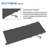 Exmate 60Wh Baterie pro laptop PW23Y RNP72 TP1GT pro Dell XPS 13 9360 Series 13-9360-D1605G 13-9360-D1605T 13-9360-D1609 13-9360